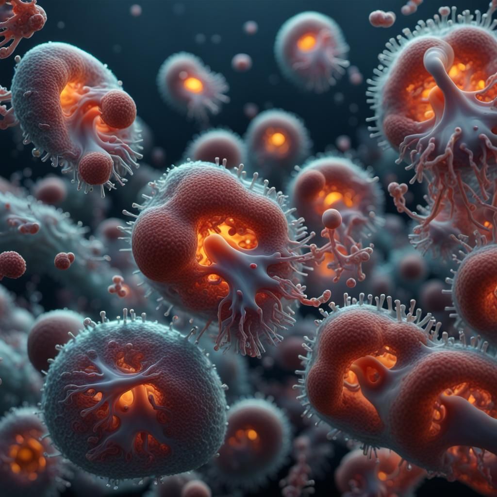 Hyper-Realistic Amoeba Bacterium Reproduction in Unreal Engi...