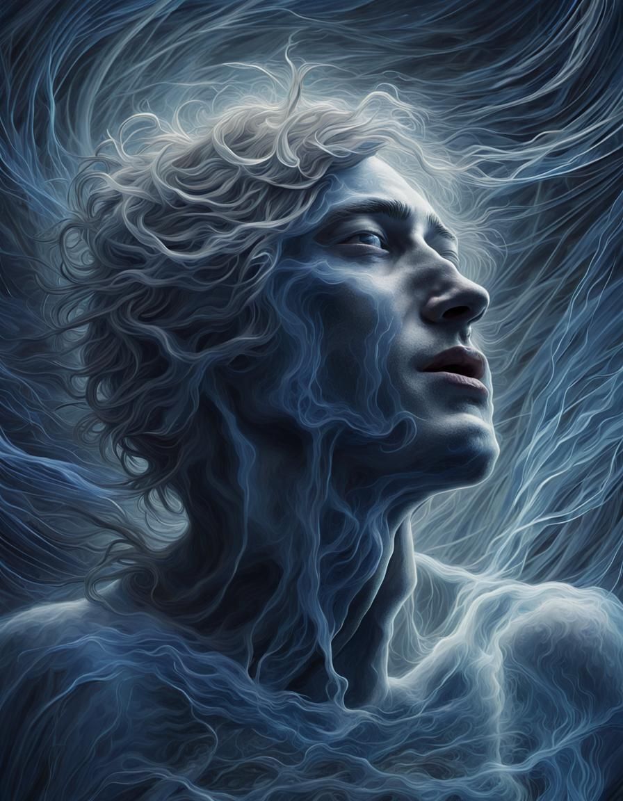 Lost Man in Despair: A Surreal Astral Projection