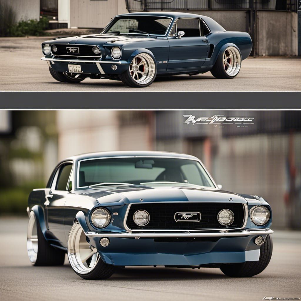 JDM-Inspired 1968 Ford Mustang Coupe