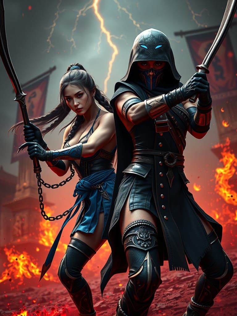 Deadly Female Warriors Clash in Apocalyptic Arena