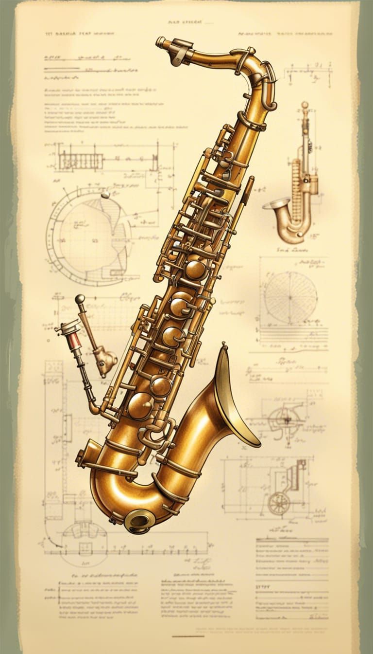 Toy Saxophone as Scientific Illustration