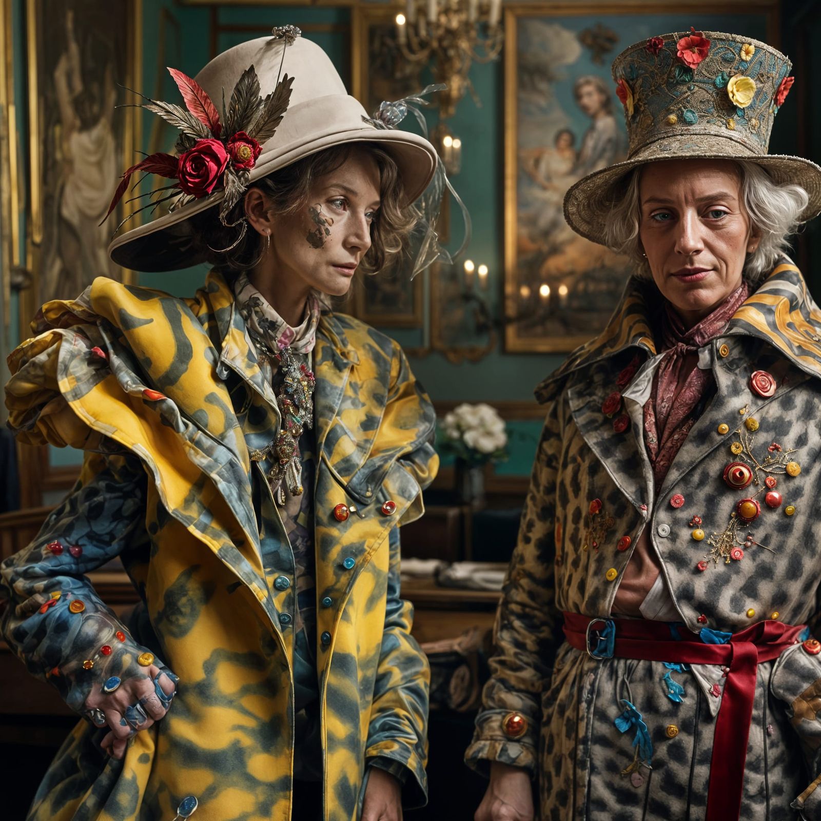 Colorful Clothing Portrait in Post-Production Style