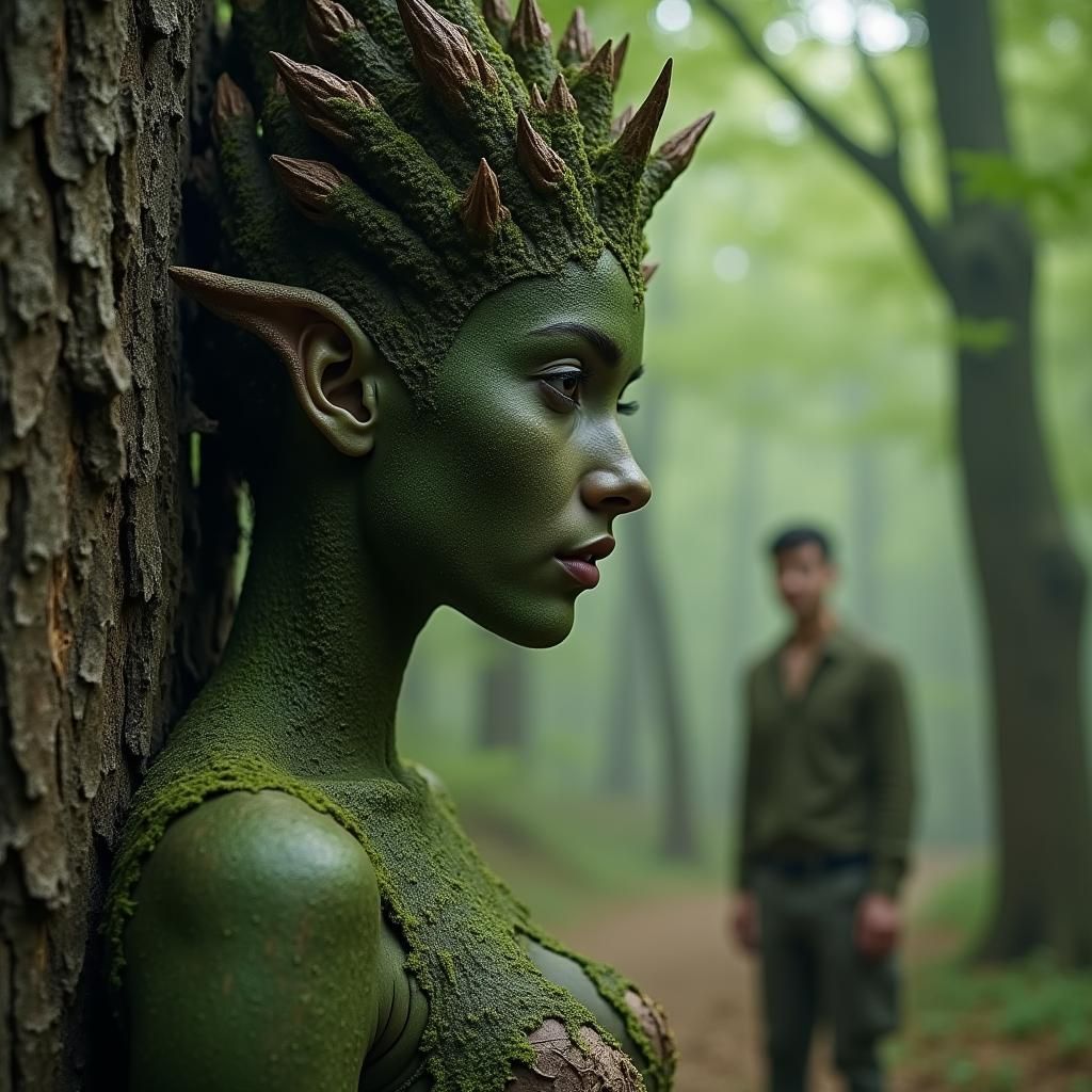 Enchanted Forest Nymph Hiding