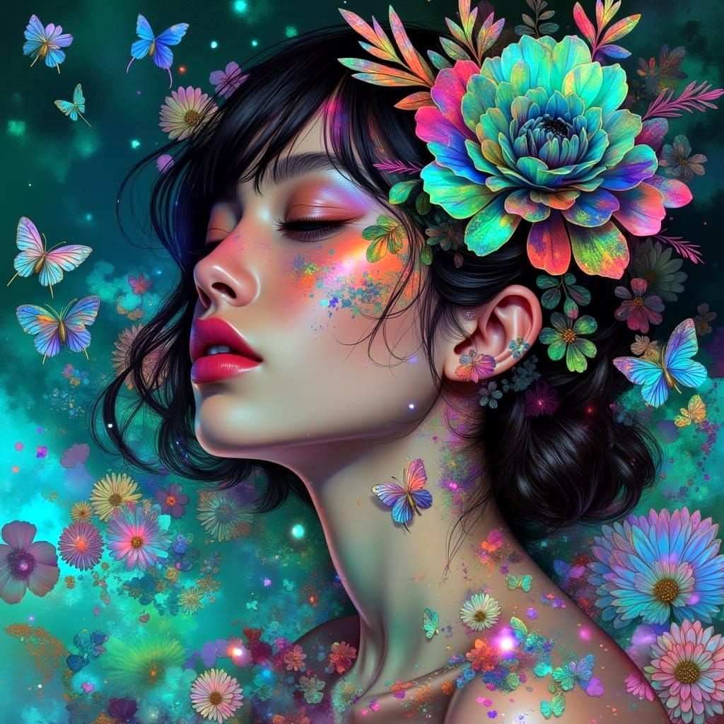 Tiny Dancer in Vibrant Anime-Inspired Dreamscapes