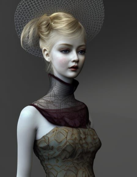 Photorealistic Living Doll in 8K Resolution