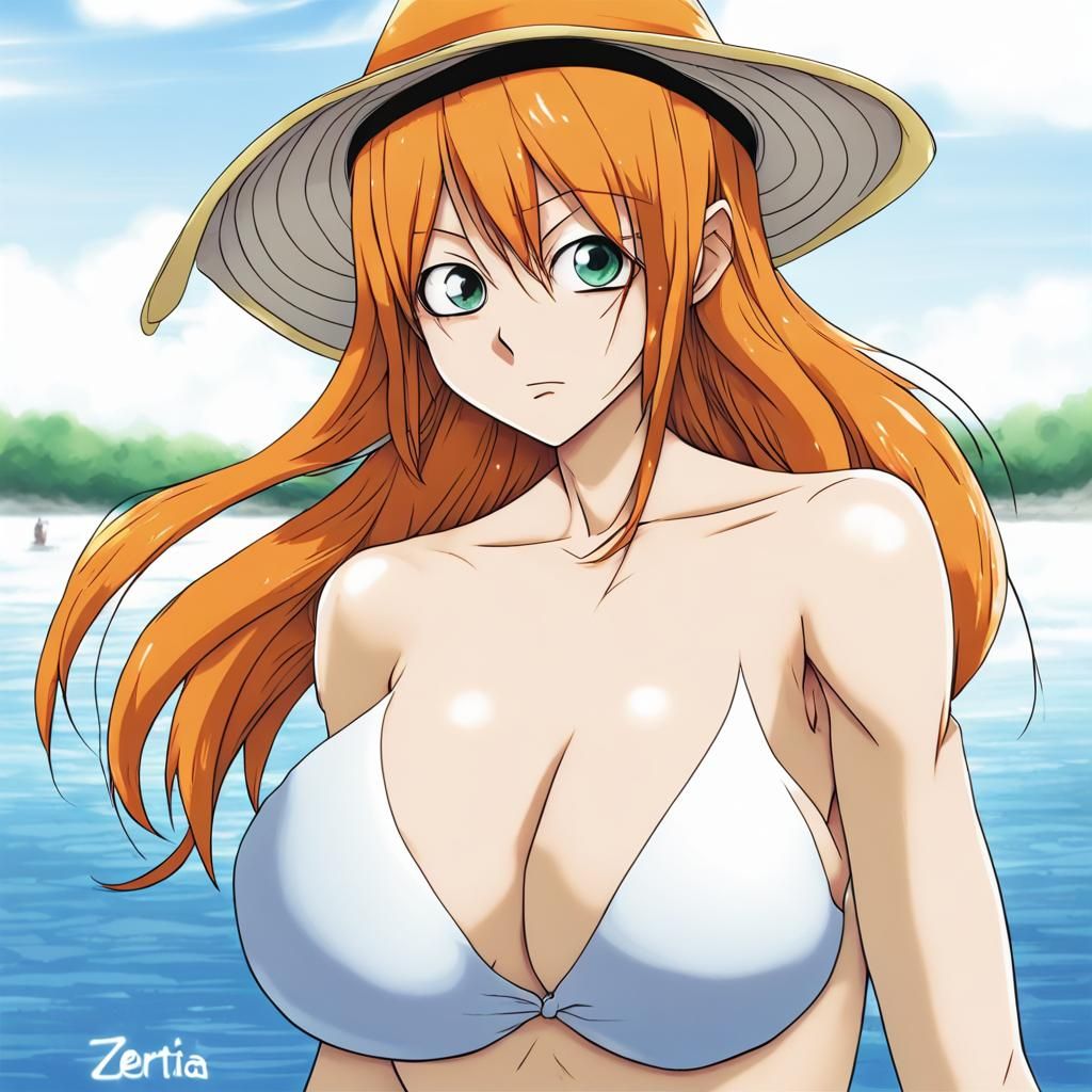 Anime-Style Nude Figure Key Visual