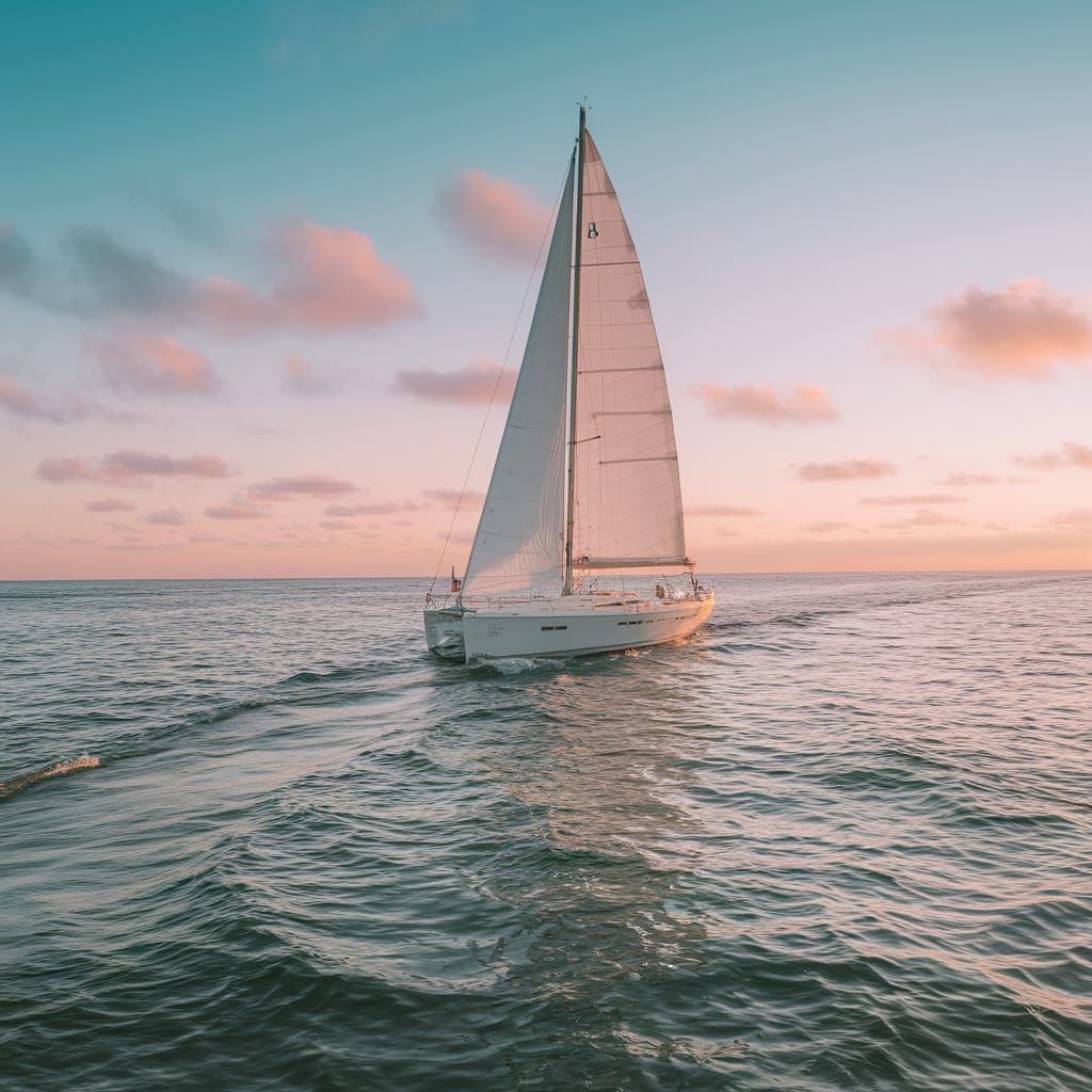 Sailing on Sea Glass Waves