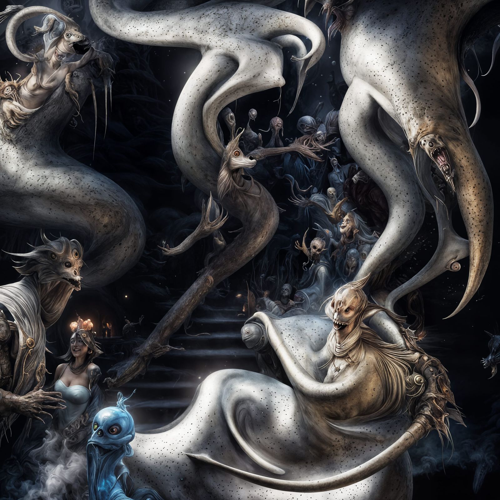 Wookie guy talking to the local 'Boda Fet' about nothing goo...