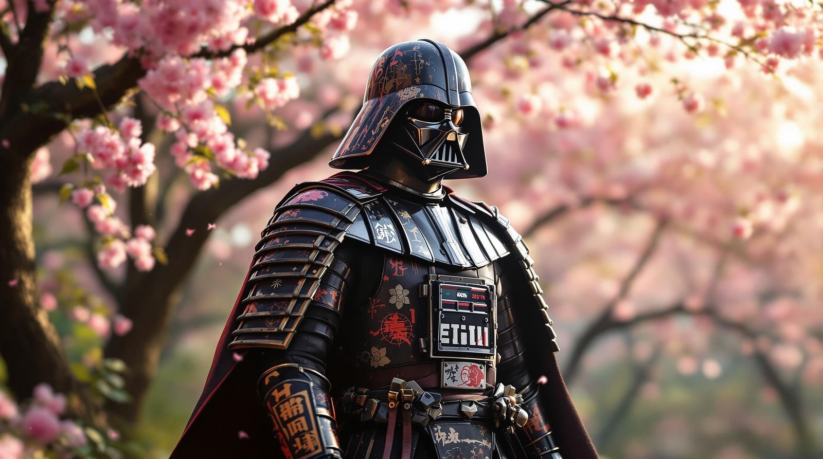 Intertwined Dark Fantasy and Samurai Elegance