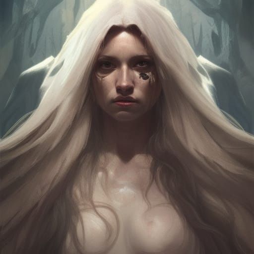 Valley of Bones Portrait in Hyperdetailed Digital Art