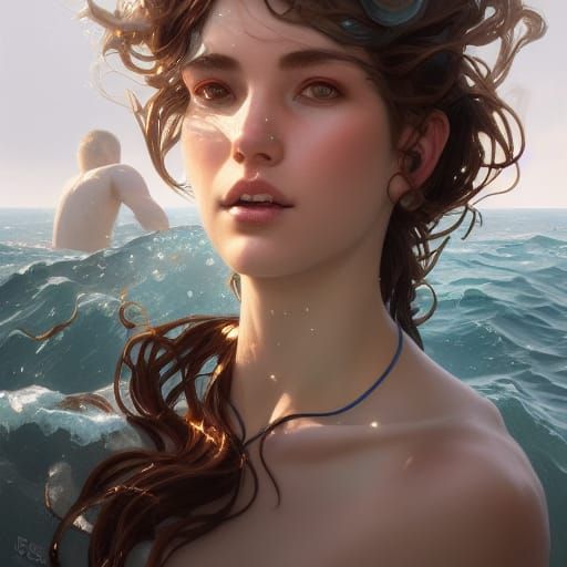 Seaside Volleyball in Hyperdetailed Lighting