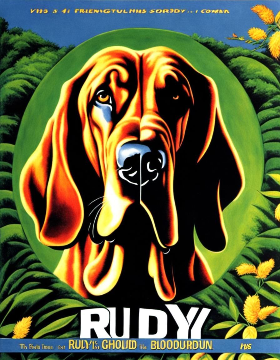 Bloodhound on Vintage VHS Cover