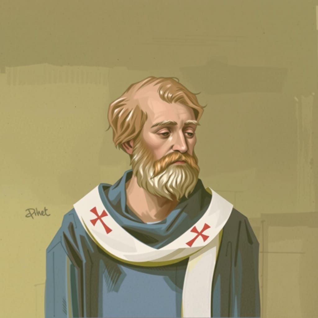 Thoughtful Middle-Aged Man Portrait in Hyperrealism