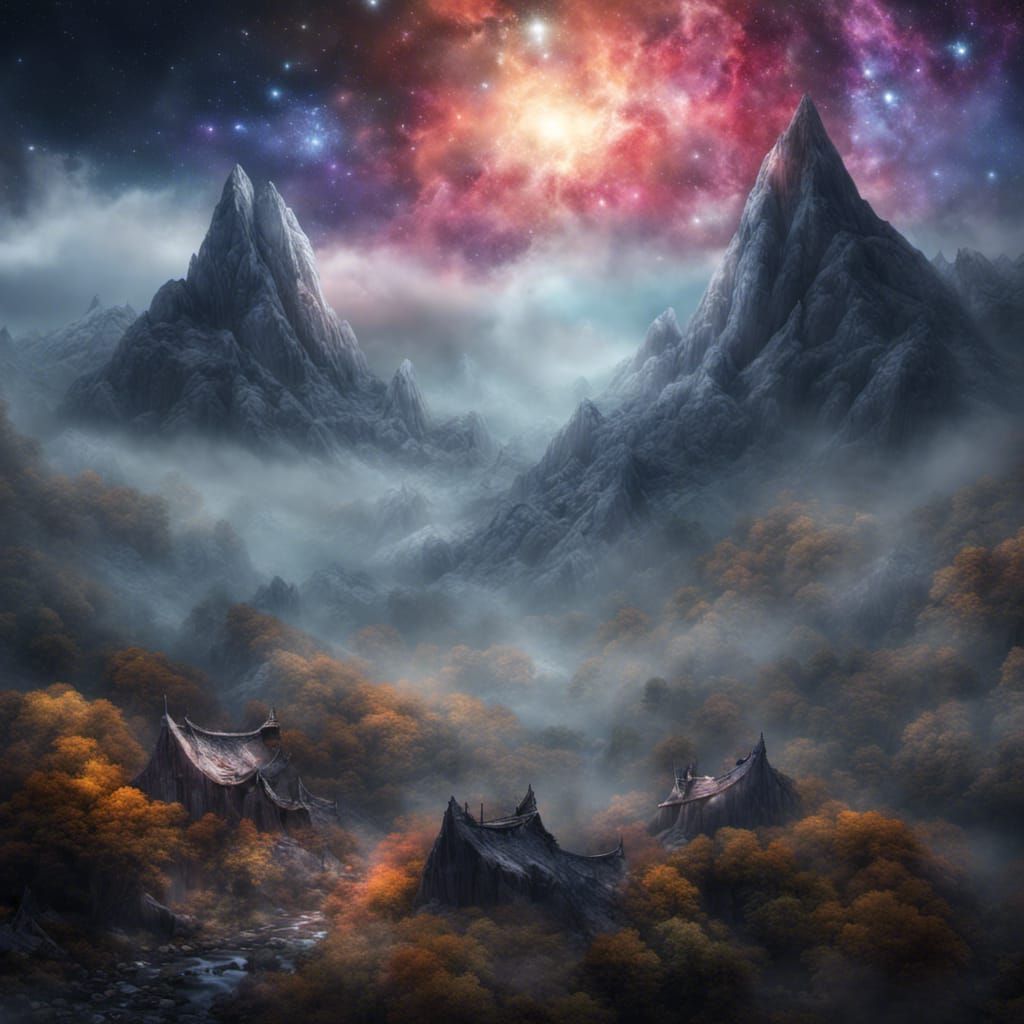 Elven Village in the Misty Mountains