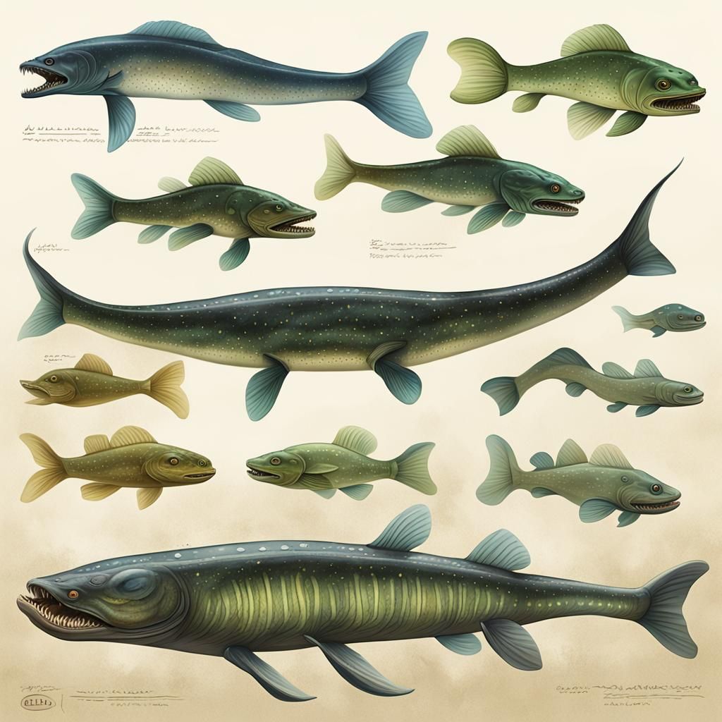 Eel-like Alien Creatures on an Exoplanet