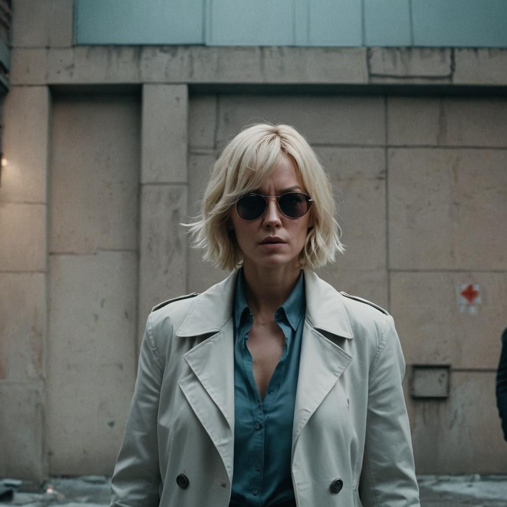 Cinematic Action Film Still: Dramatic and Atmospheric