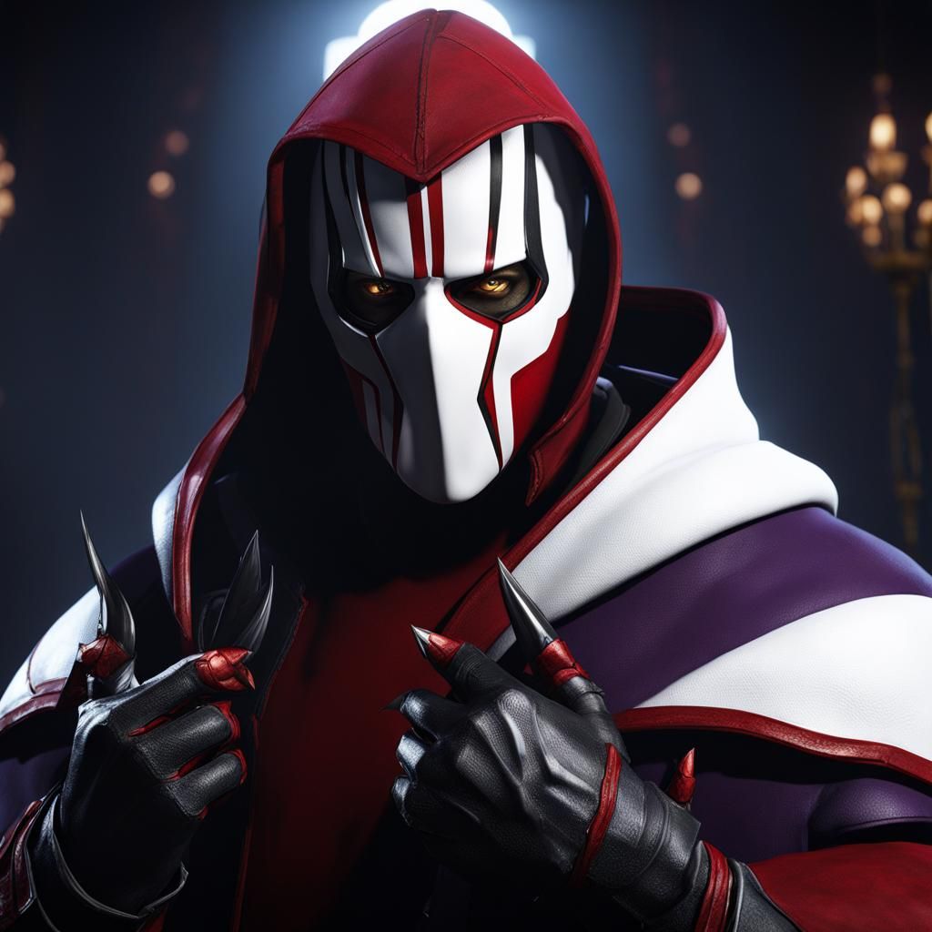 Dark Fantasy Figure with Bandages and Claw Arms