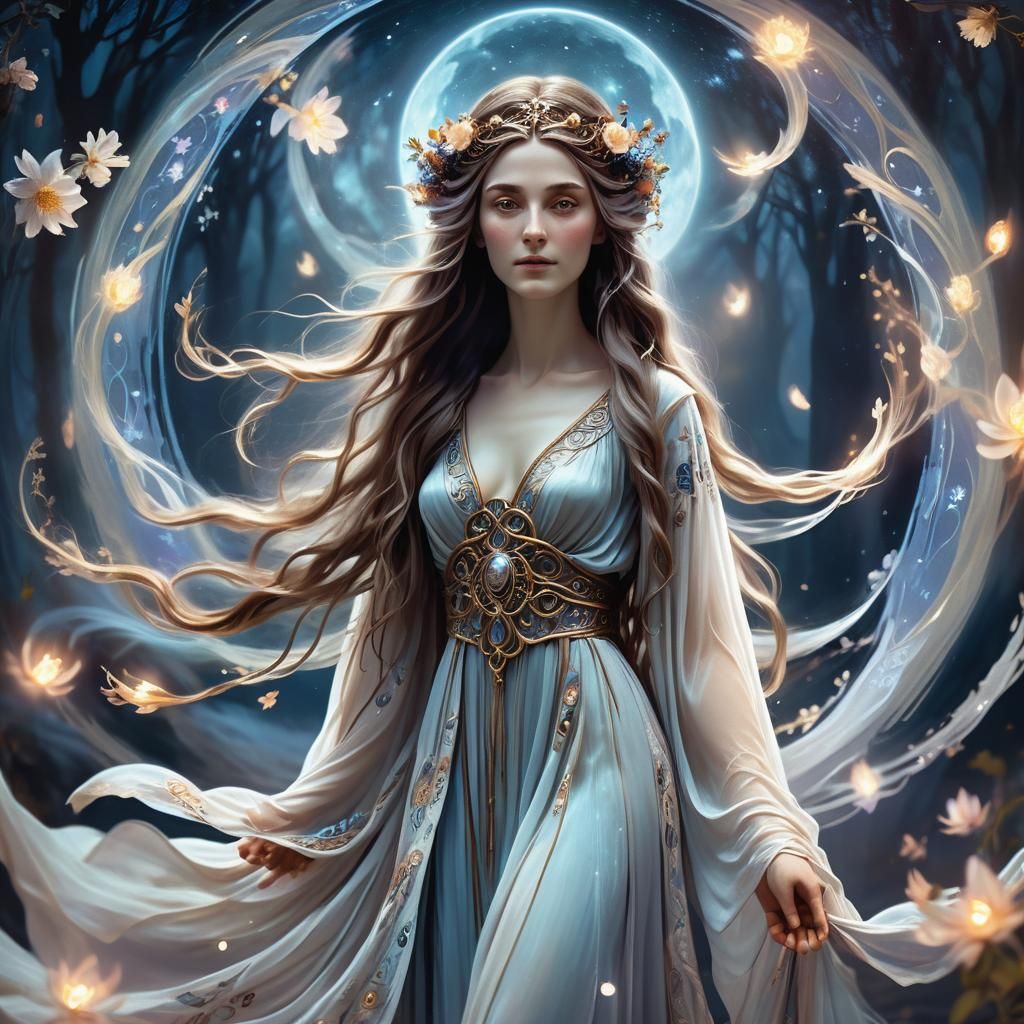 Goddess Hekate in Ethereal Renaissance Art