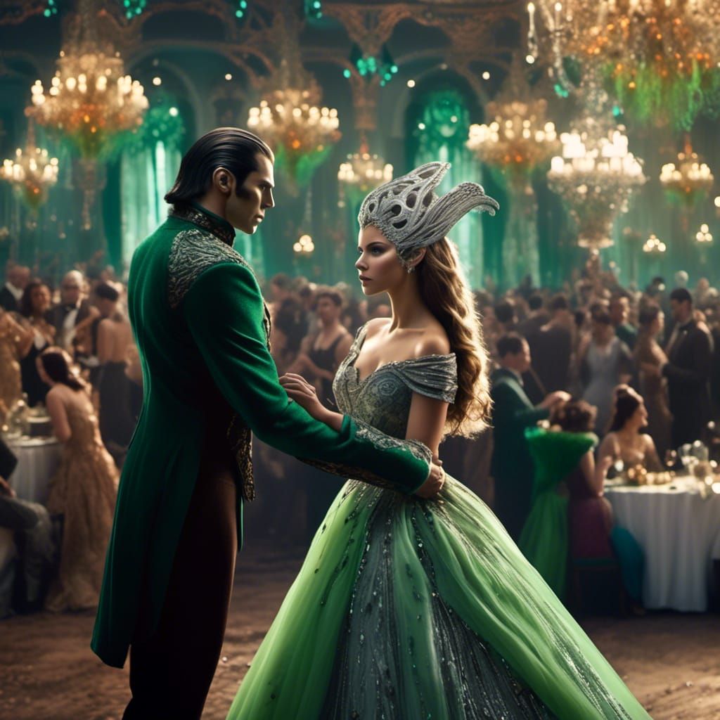Masquerade Ball Dance in High Fantasy Style