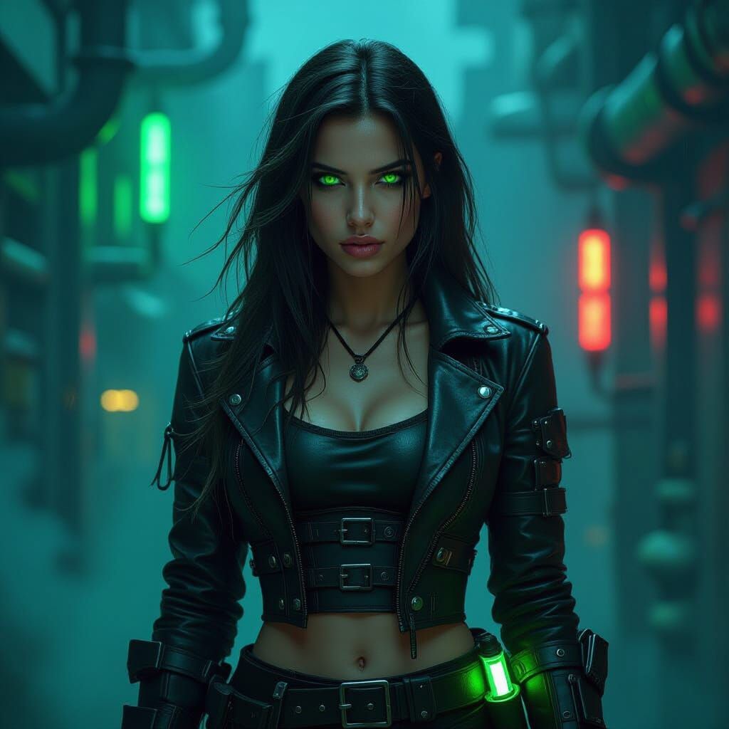 Zaun Woman in Arcane Style