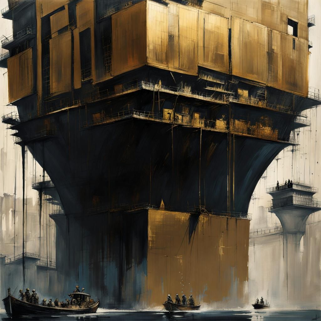 A floating city