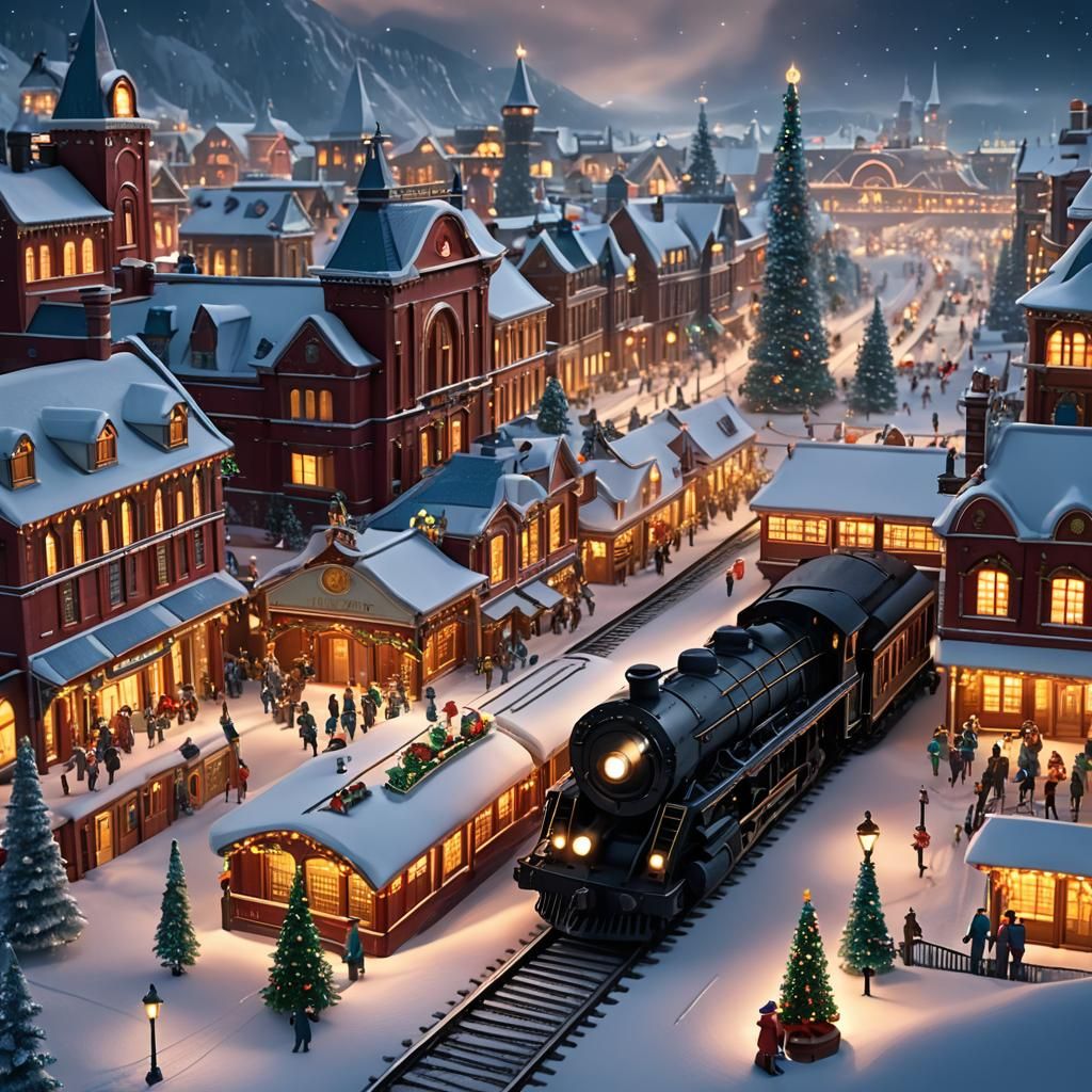 The Polar Express Arrives: Magical North Pole in 3D