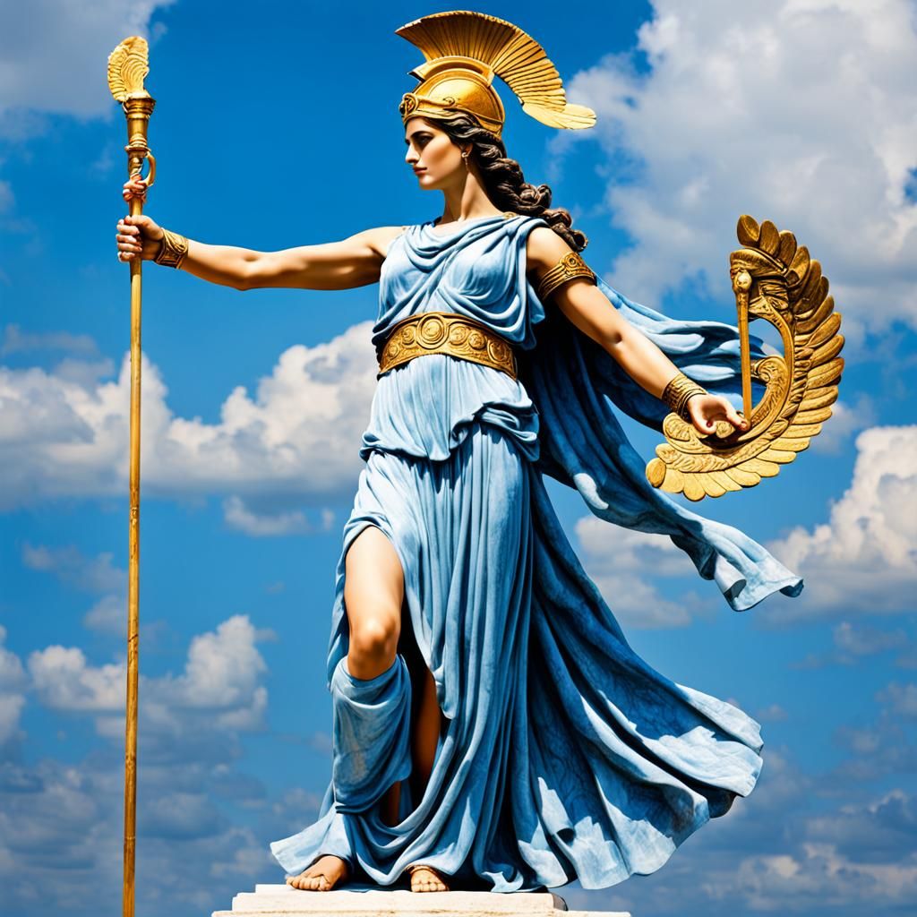 Beautiful greek Godess Athena, godess of wisdom