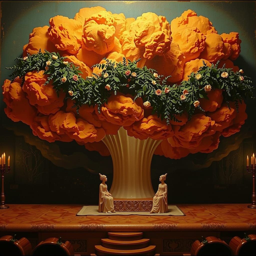 Golden Hour Landscape with Harmonious Colors