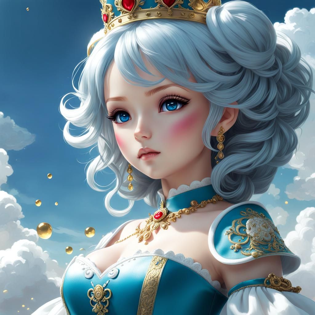 Cute Kawaii Doll in Goddess Clothes