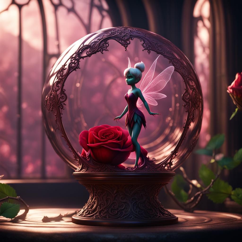 Evil tinkerbell trapped.