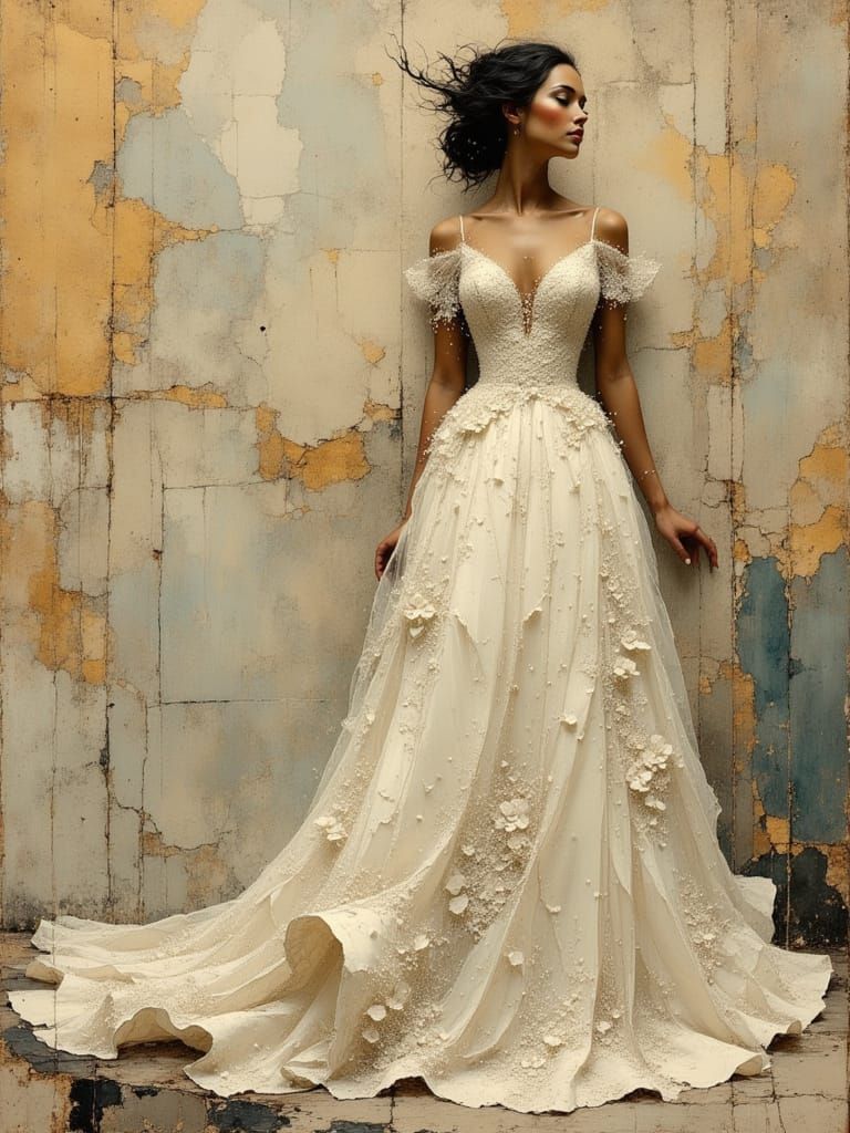 Cream looks good on her.