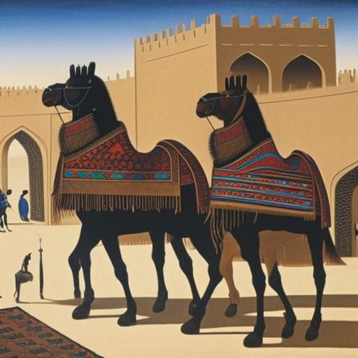 Caravanserai on the Silk Road