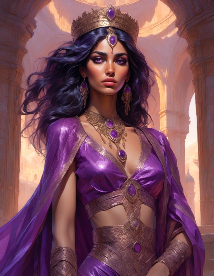 Stunning Portrait of an Arabian Princess