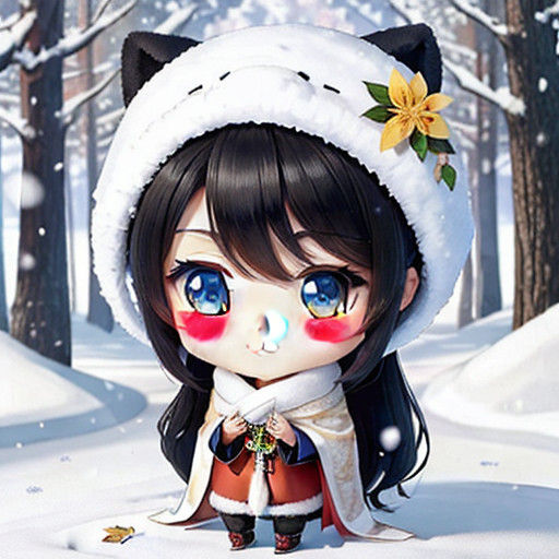 Chibi Characters Merge into Śāriputra's Enchanted Face