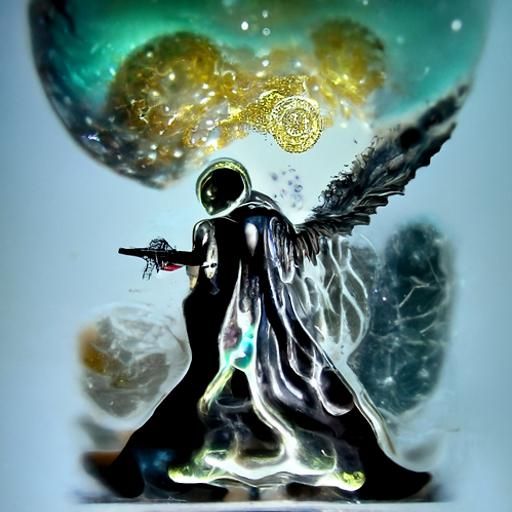 Angel of Death: Holographic Cosmic Illustration