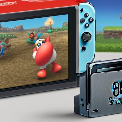 Nintendo Switch Console Render