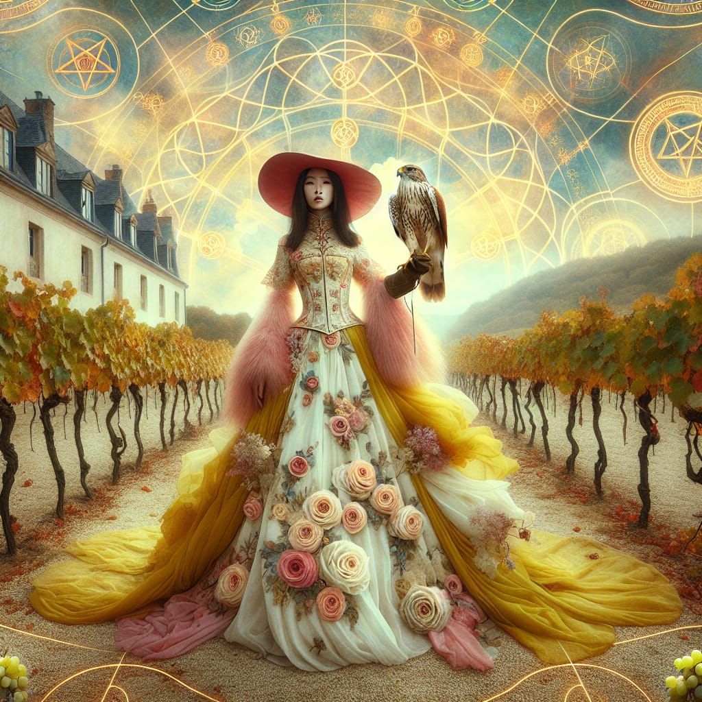 Nine of Pentacles, Tarot