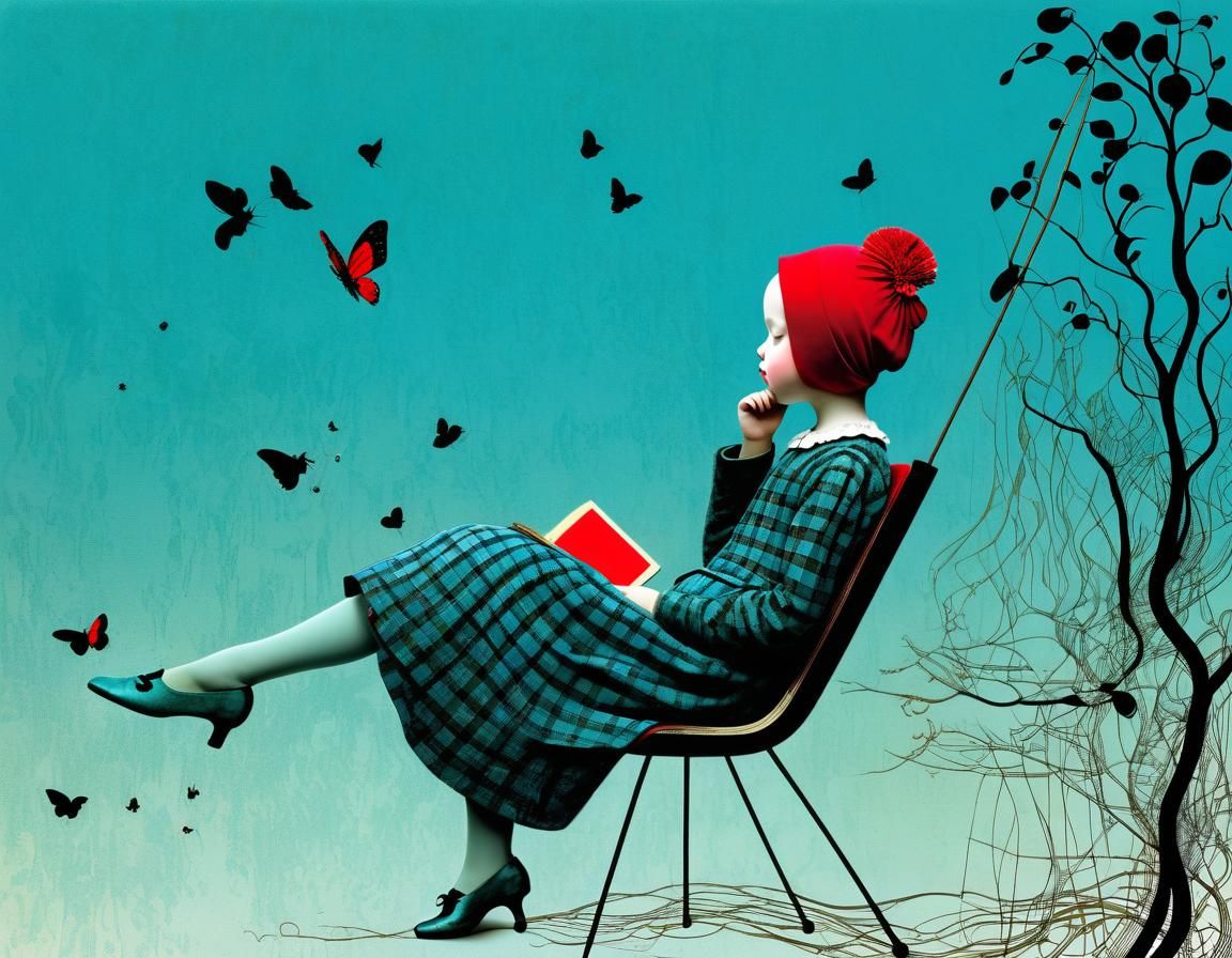 Surreal Dreamer, Inspired by Graphic Art Styles