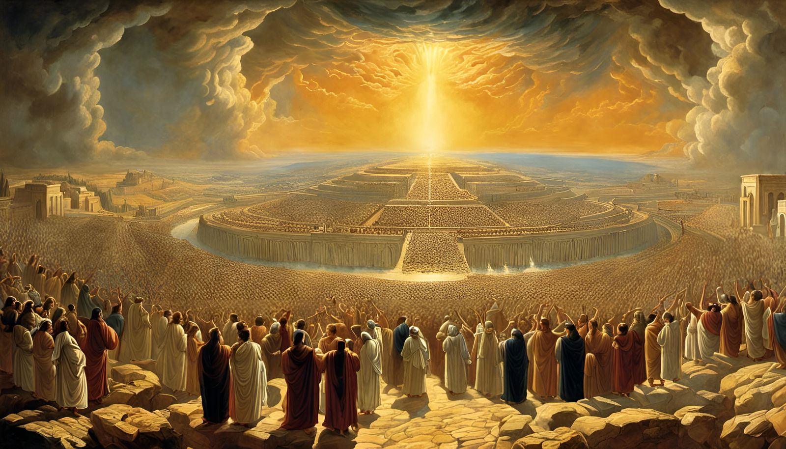 Enoch's Ascension: A City Rises to Heaven