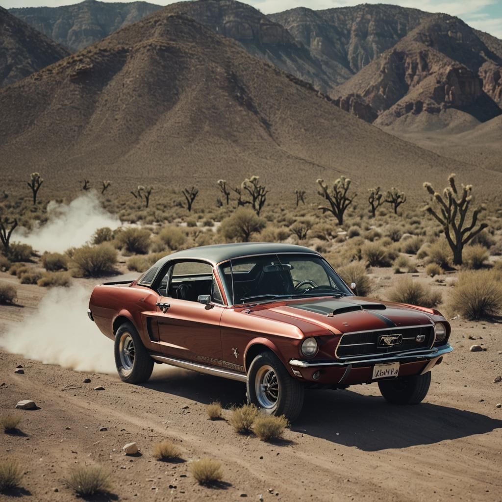 1967 Ford Mustang: Cinematic Film Still