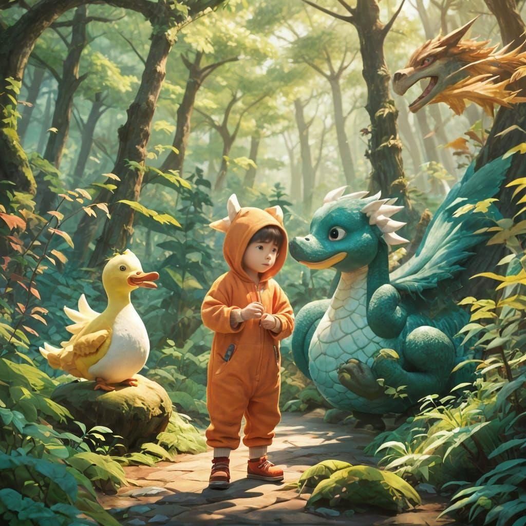 Dragon Dreams: A Ghibli-esque Forest Fantasy