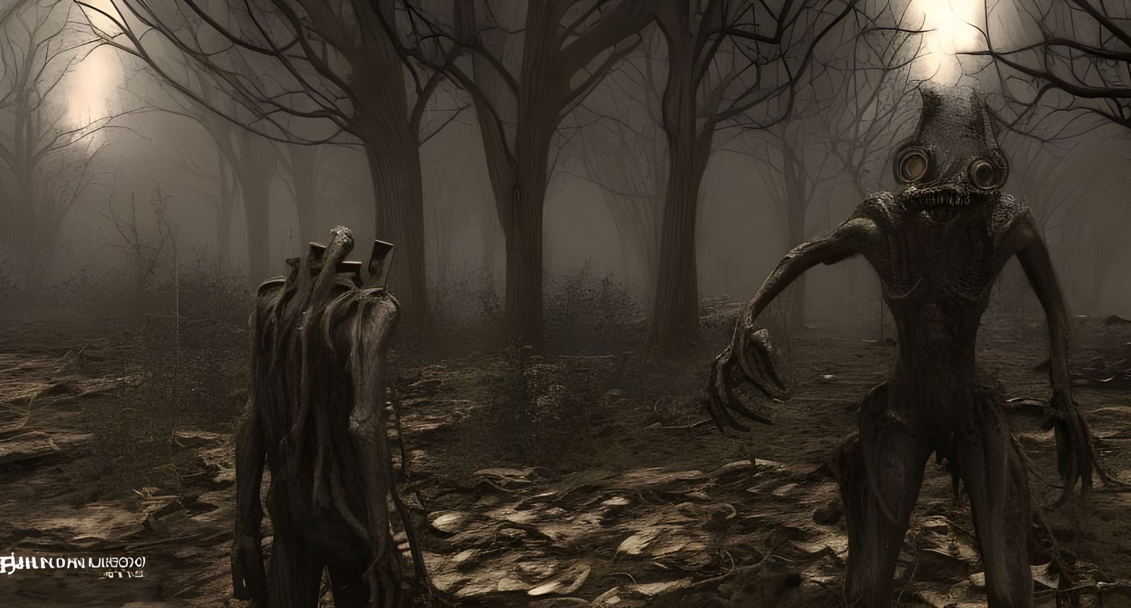 Post-Apocalyptic World Destroyed by Cyclopean Deity