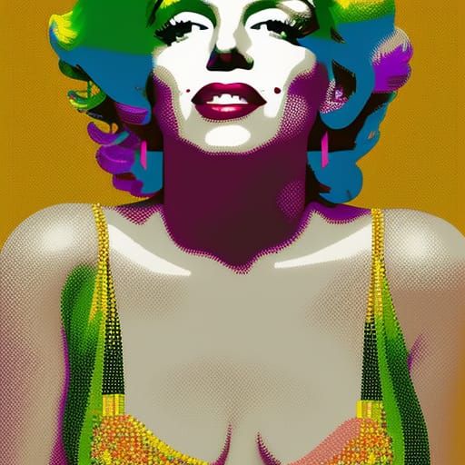 Pixelated Marilyn Monroe #1