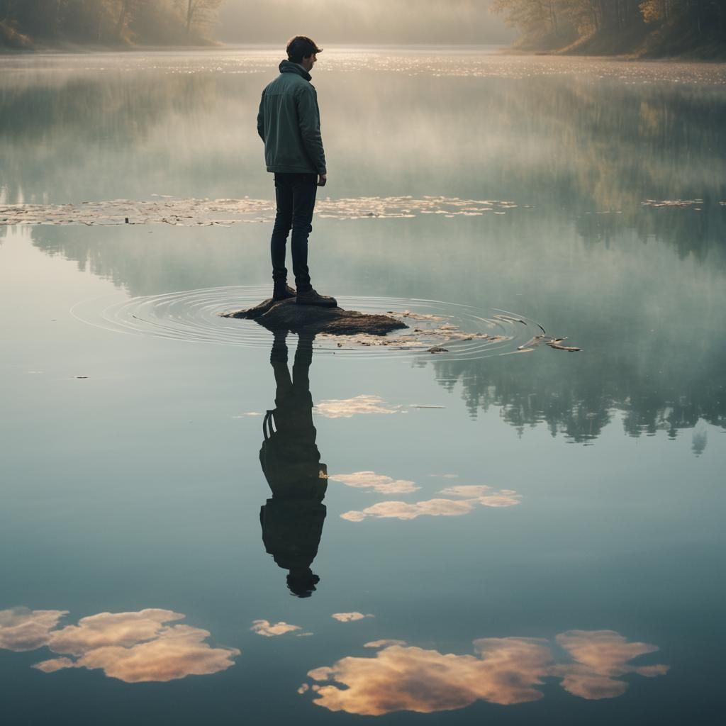 Surreal Landscape of Inner Reflection