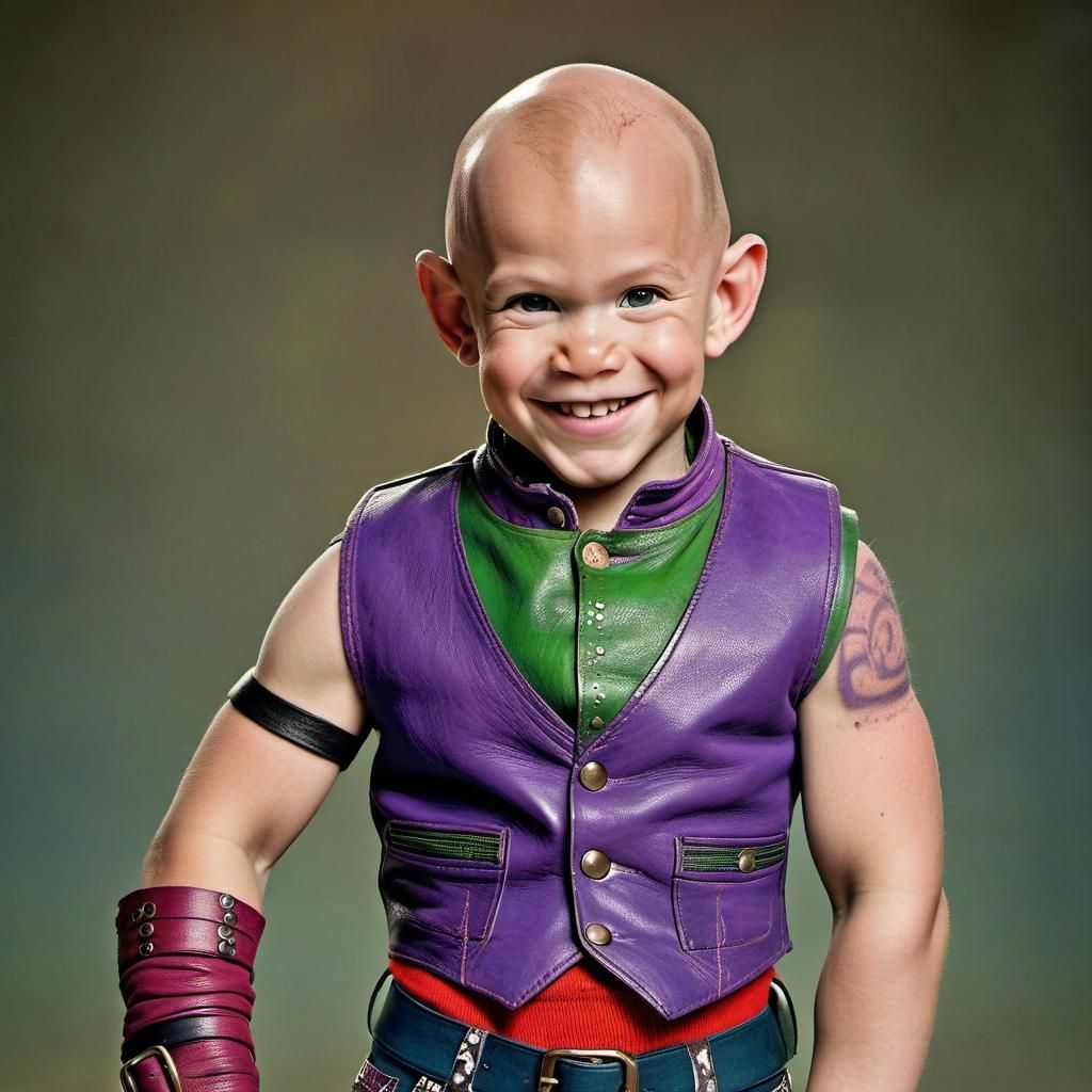 Cute Monkey boy hybrid