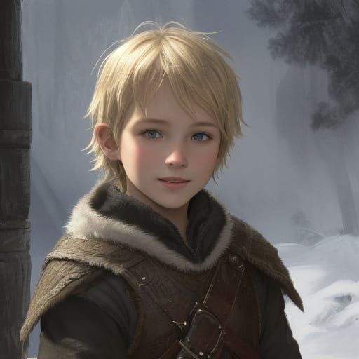 Joyous Skyrim Orphan with God Rays