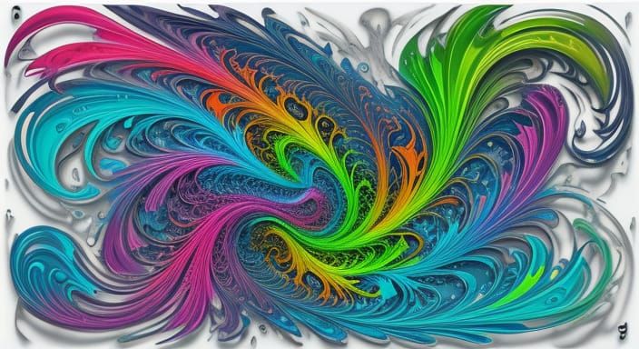 Vibrant Art Nouveau Fusion