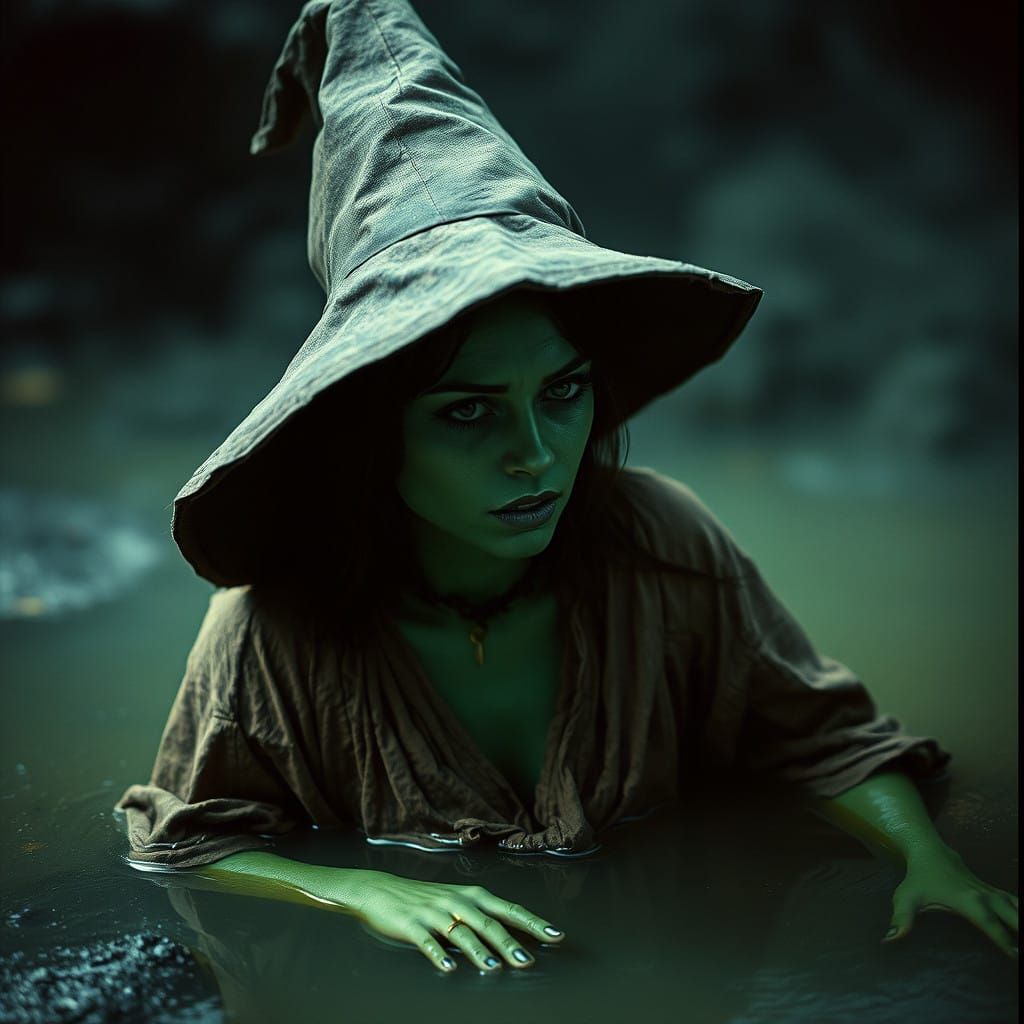 Witch of the West Melts into Mysterious Puddles