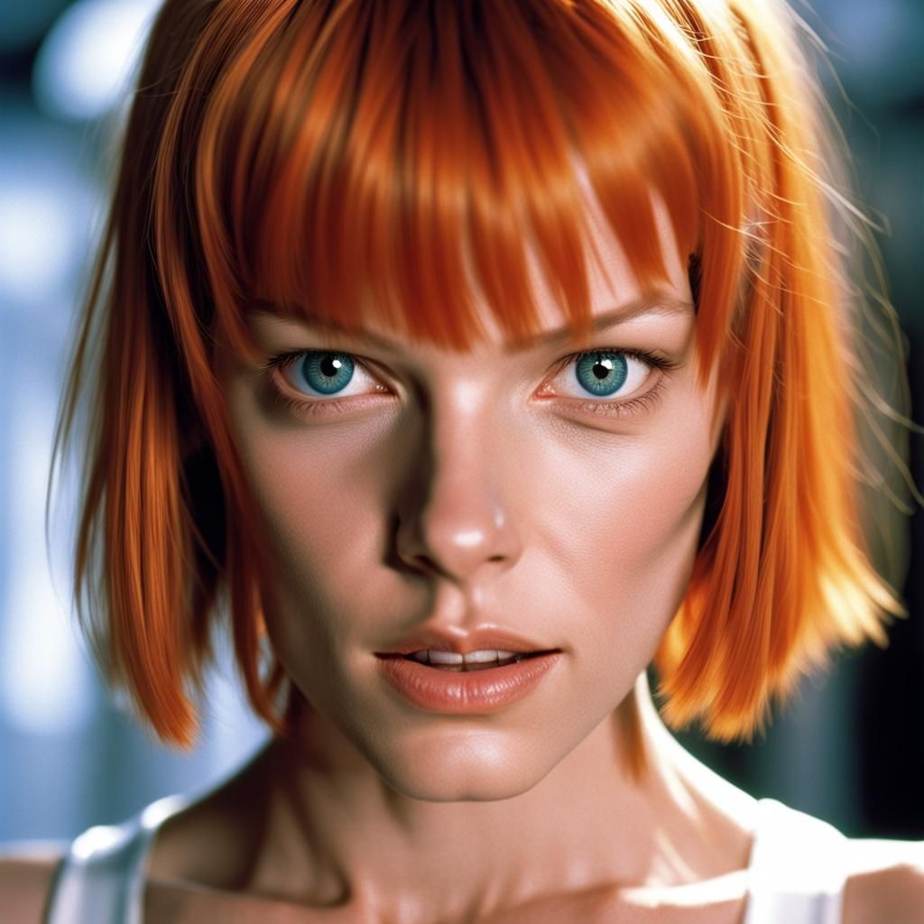 Milla Jovovich as Leeloo from Fifth Element
