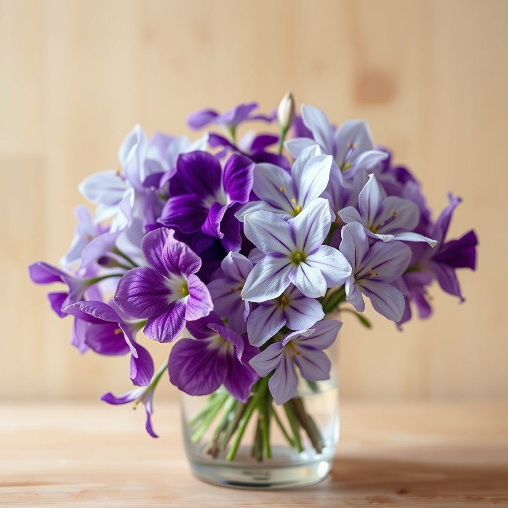 Floral Still Life in Photographic Style